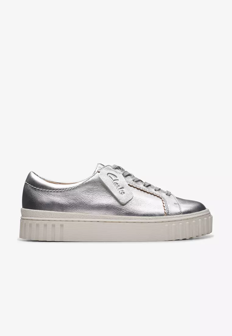 Discount on Clarks  shoes - SKU: Mayhill Walk Silver Metallic