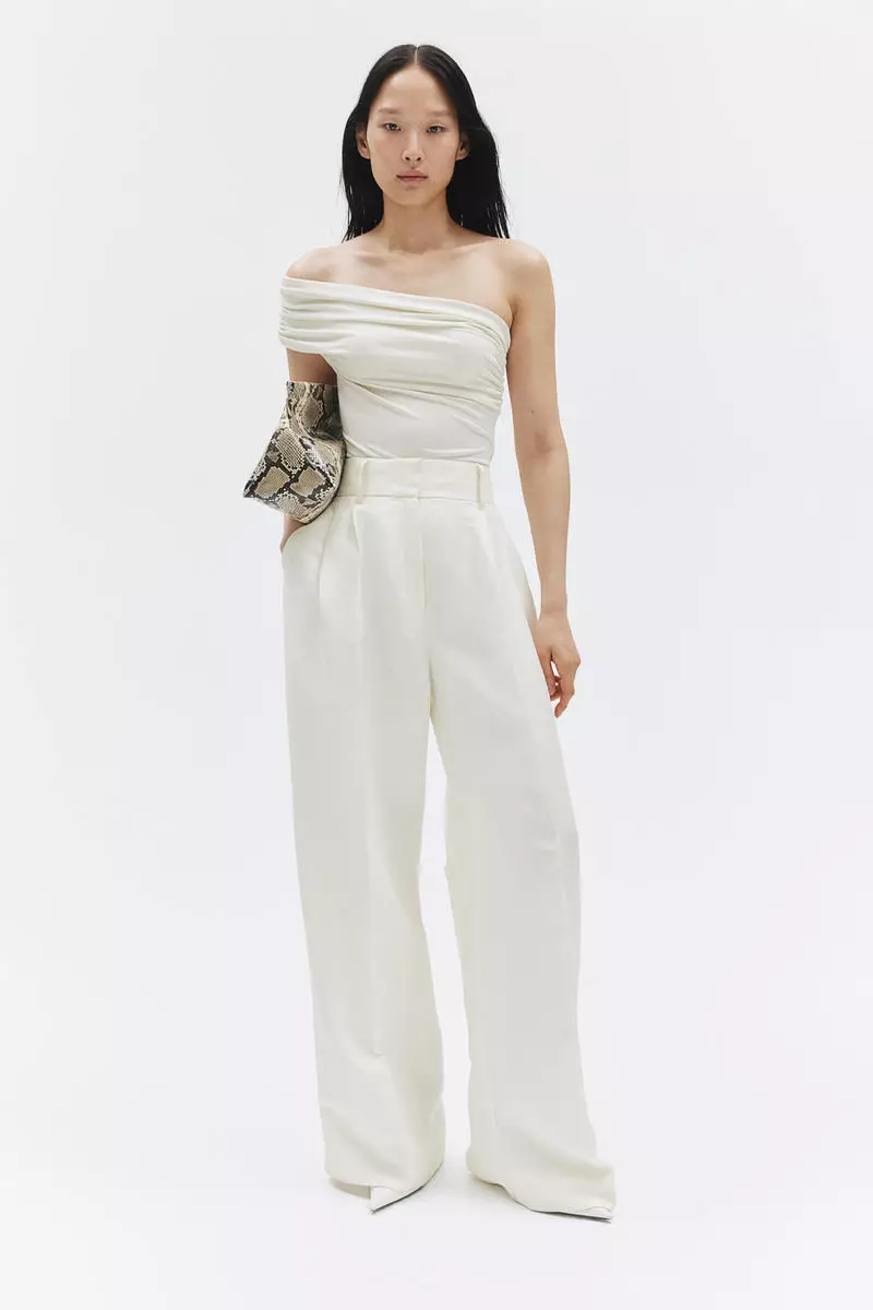 H&m one shoulder jumpsuit hot sale