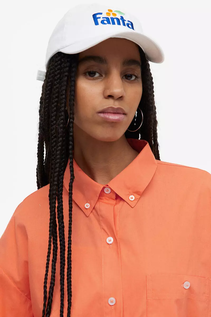 H&M Oversized Poplin Shirt