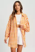 Orange Gingham