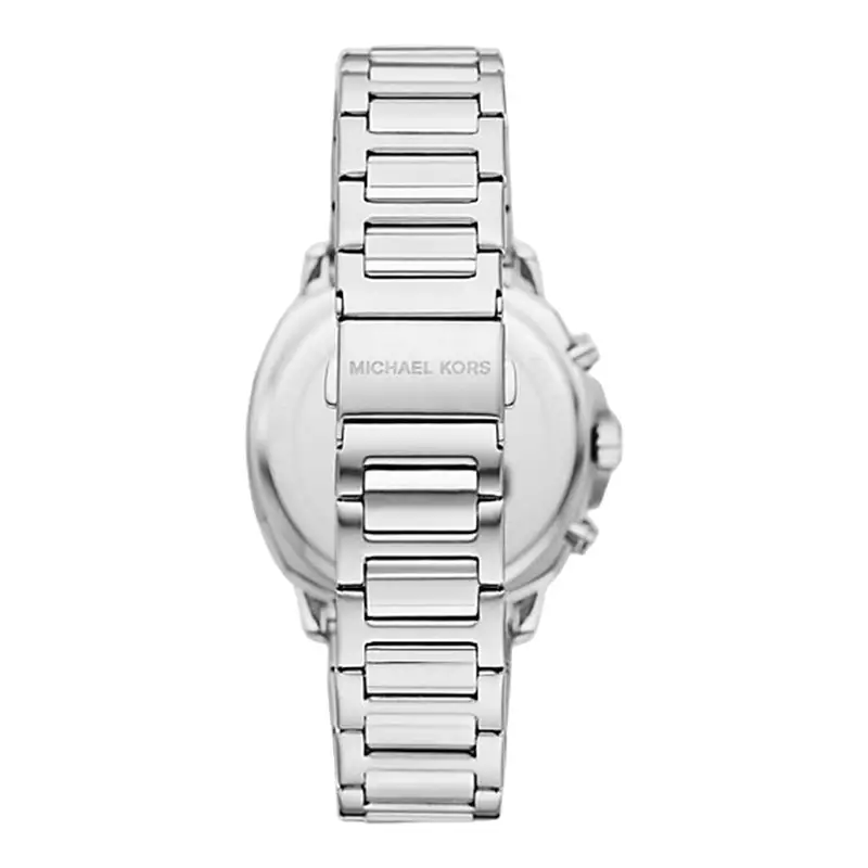 Jam Tangan Pria Michael Kors Oversized MKO9004SET Sullivan Chronograph Black Dial St. Steel Strap + Extra Strap