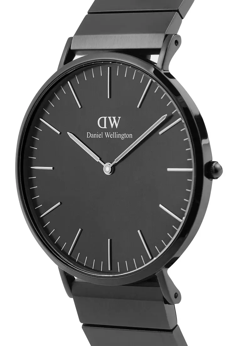 Classic 40mm Black Piano Brushed Onyx - Men Watch stainless steel watch DW Official Authentic Original