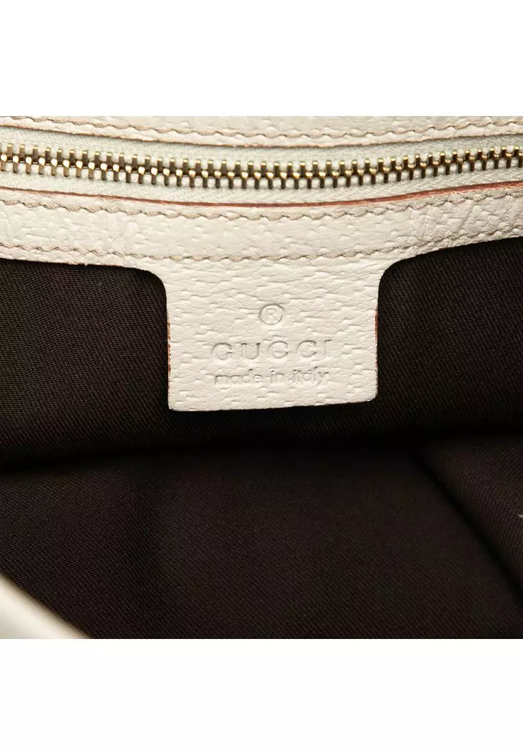 Pre-Loved Gucci Gg Canvas Charmy Tote