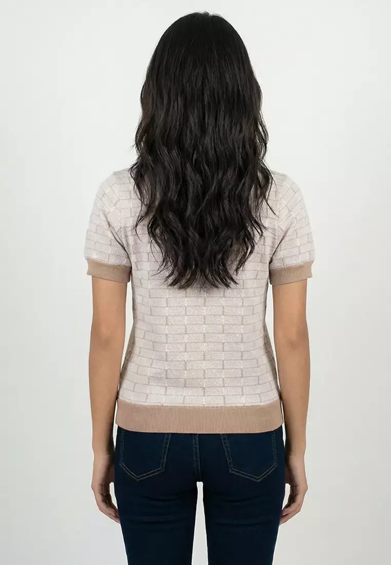 Raylee Jacquard Textured Top