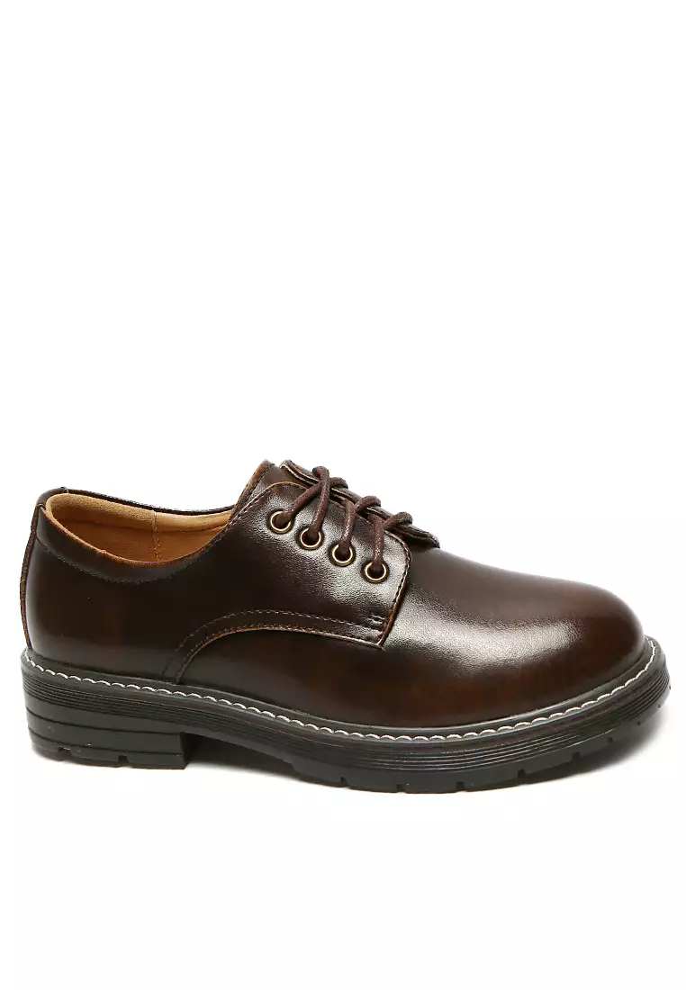 Discount on Twenty Eight Shoes  shoes - SKU: 3.5CM Leather Derby Shoes MZ27812