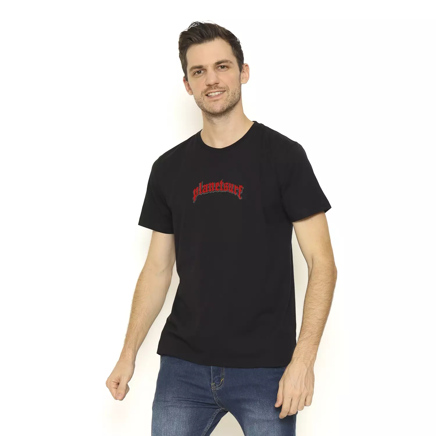 Planet Surf Clothing Kaos Lengan Pendek Pria Riegel Men Tee Planet Surf