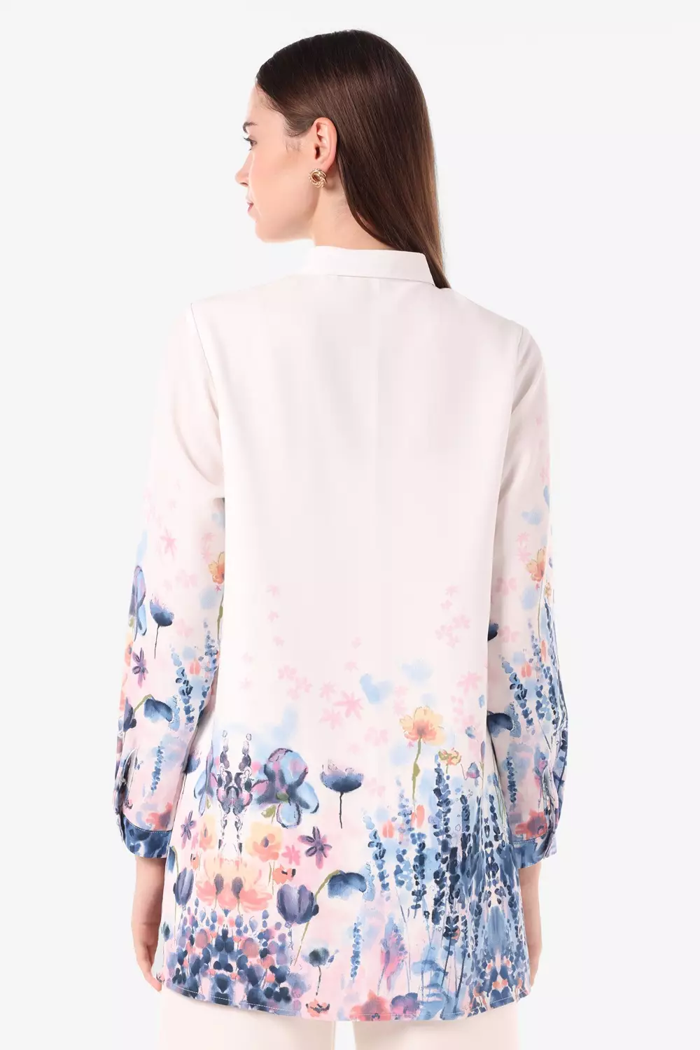 Stark Tunic Jardin Blur Warna JARDIN BLUR