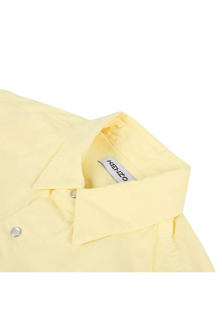 Buy Kenzo KENZO 22SS logo logo coat style shirt FC55CH5159CB.37 in