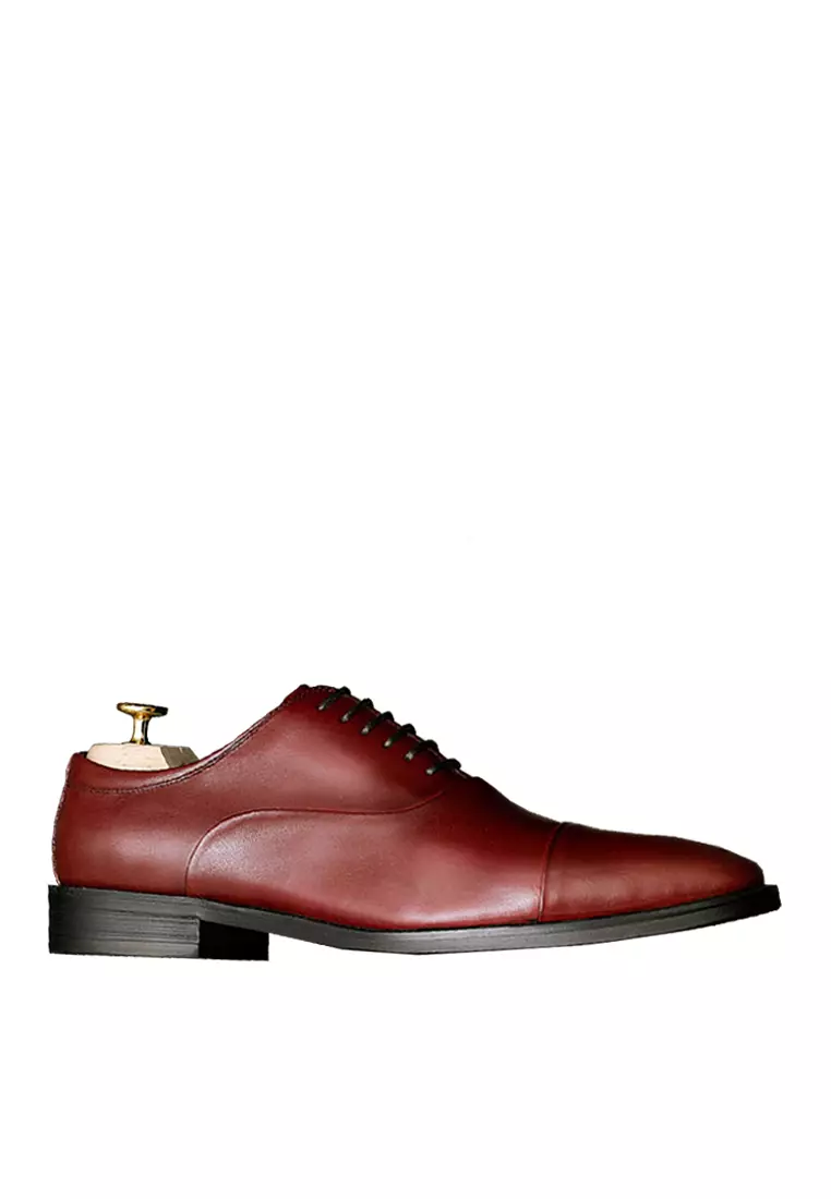 Discount on Twenty Eight Shoes  shoes - SKU: VANSA Leather Toe Cap Oxford Shoes VSM-F053