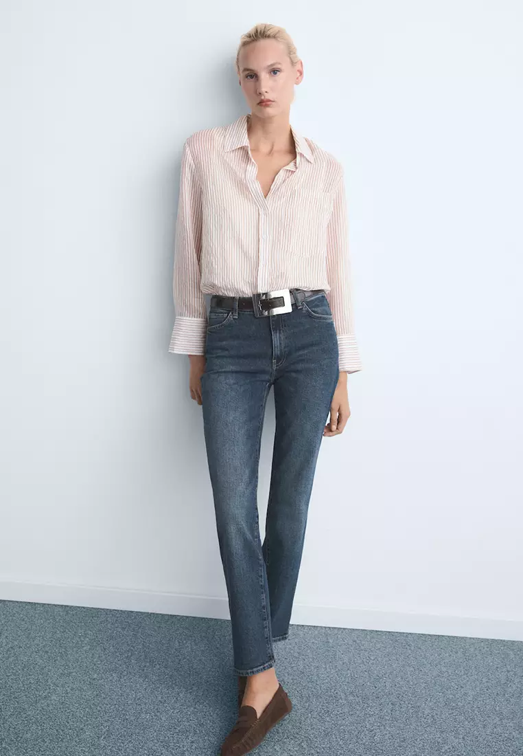 Mid-Rise Slim-Fit Jeans