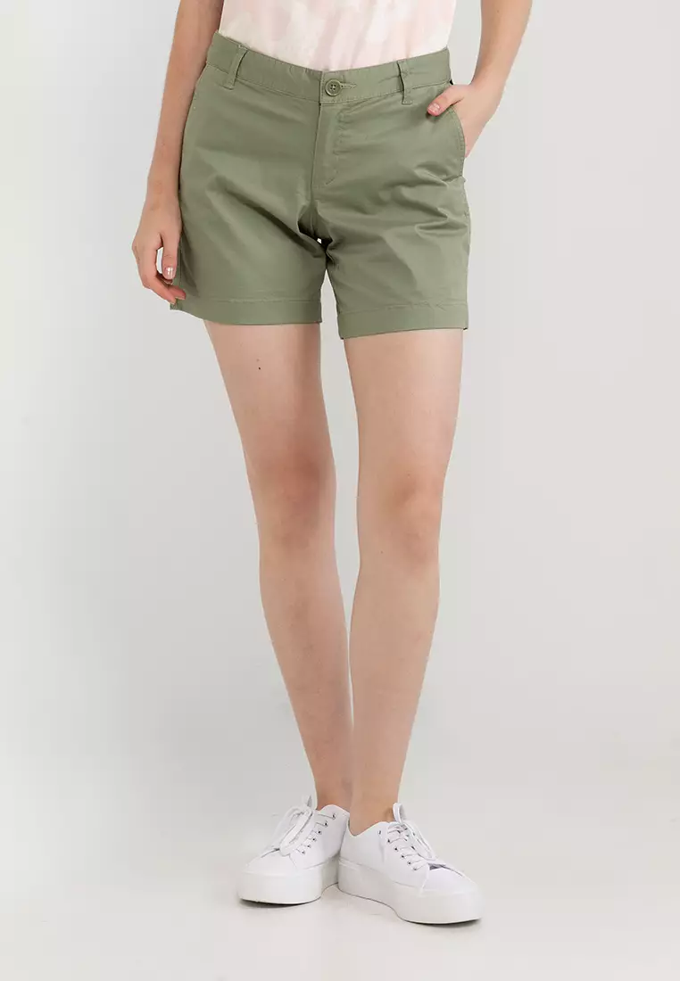 Buy GIORDANO Women's Cotton Stretch Hidden Comfort Shorts 05403202