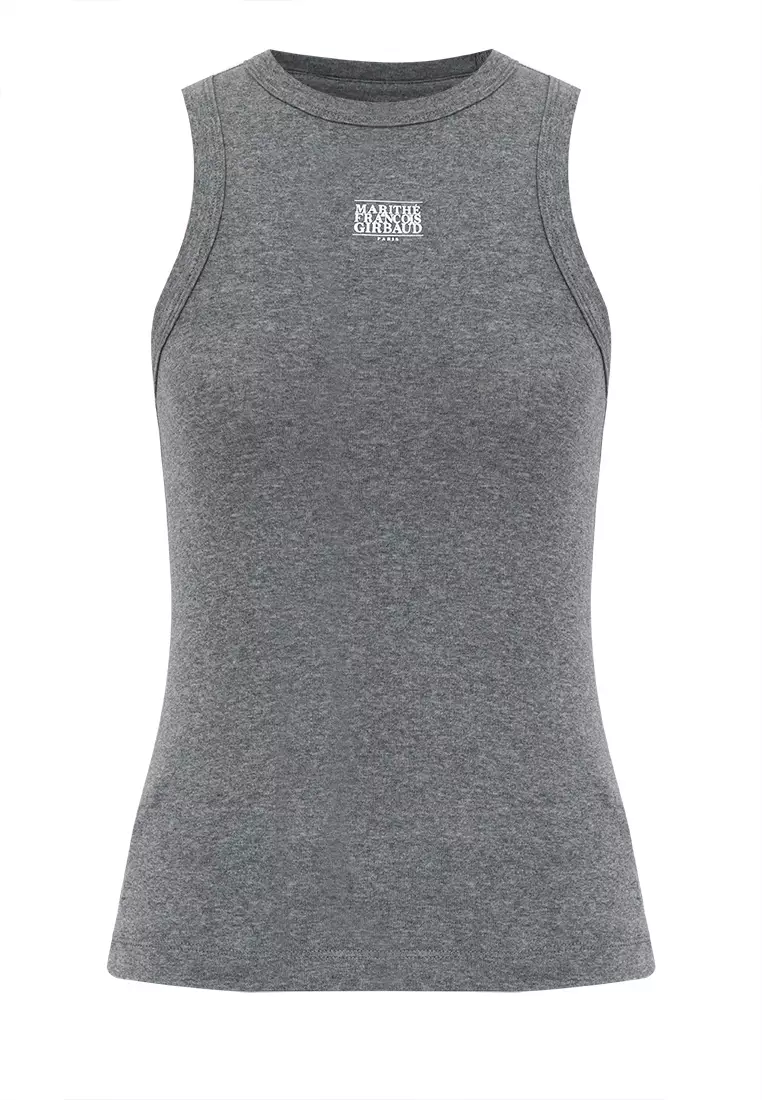 Ladies MFG Halter Top Grey