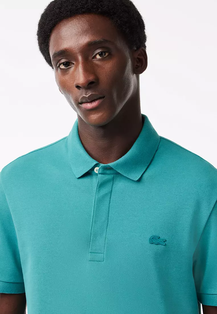 Teal lacoste polo deals