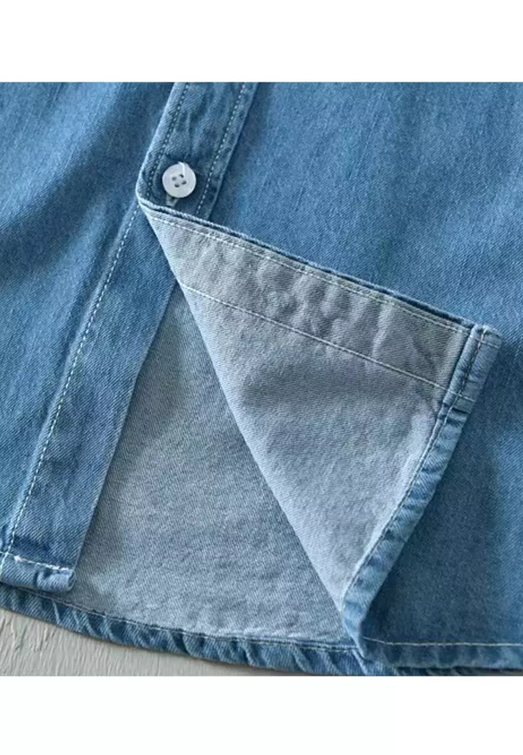 Men's Casual Denim Shirts MS18021