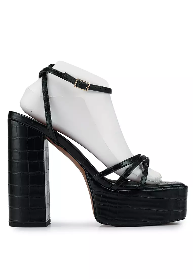 Discount on Asos Design  shoes - SKU: Nate Platform Heeled Sandals