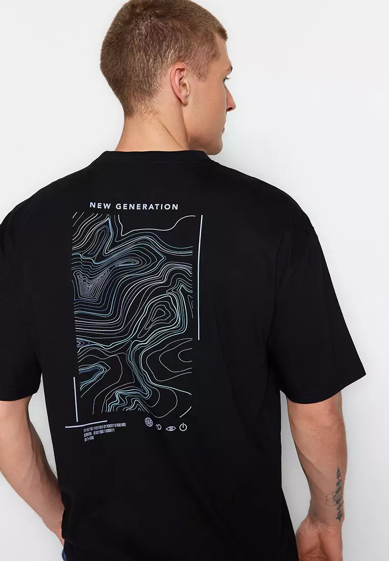 Crew Neck Short Sleeve Printed T-Shirt