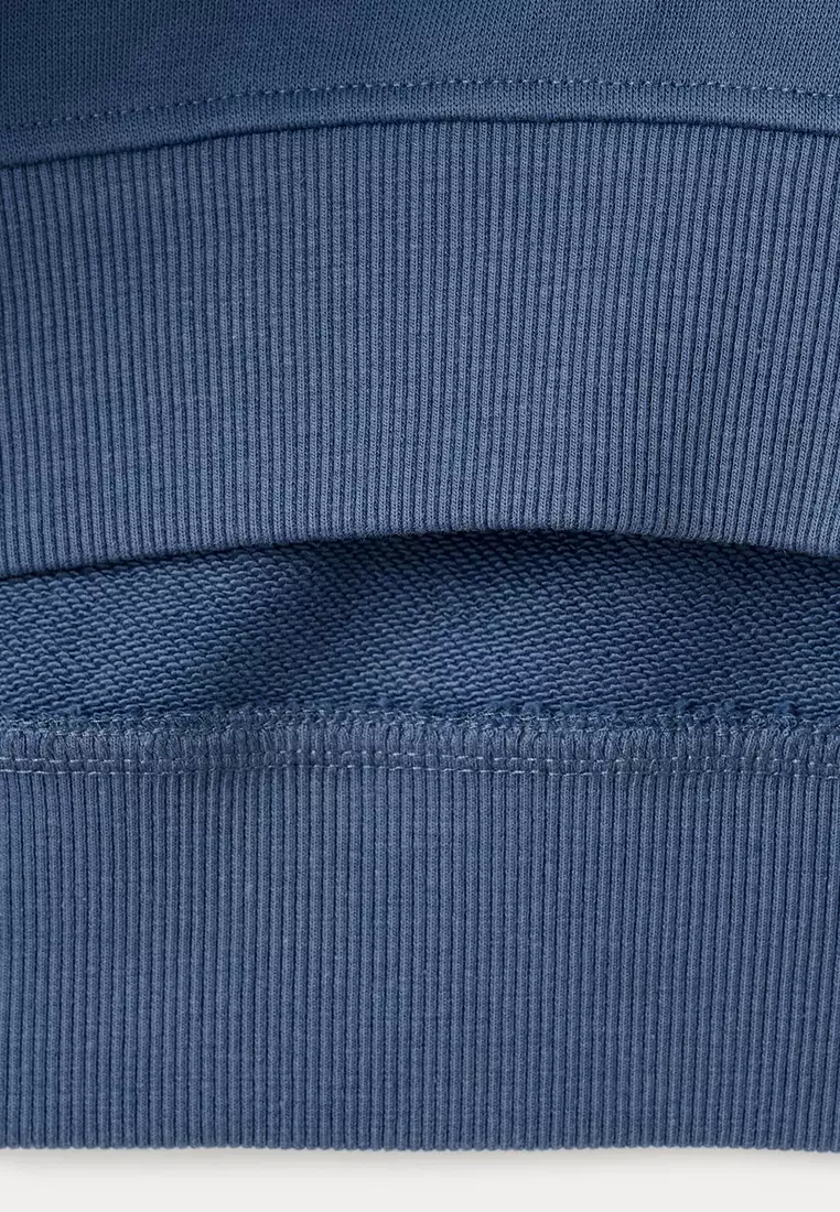 Cotton Sweatshirt With Text