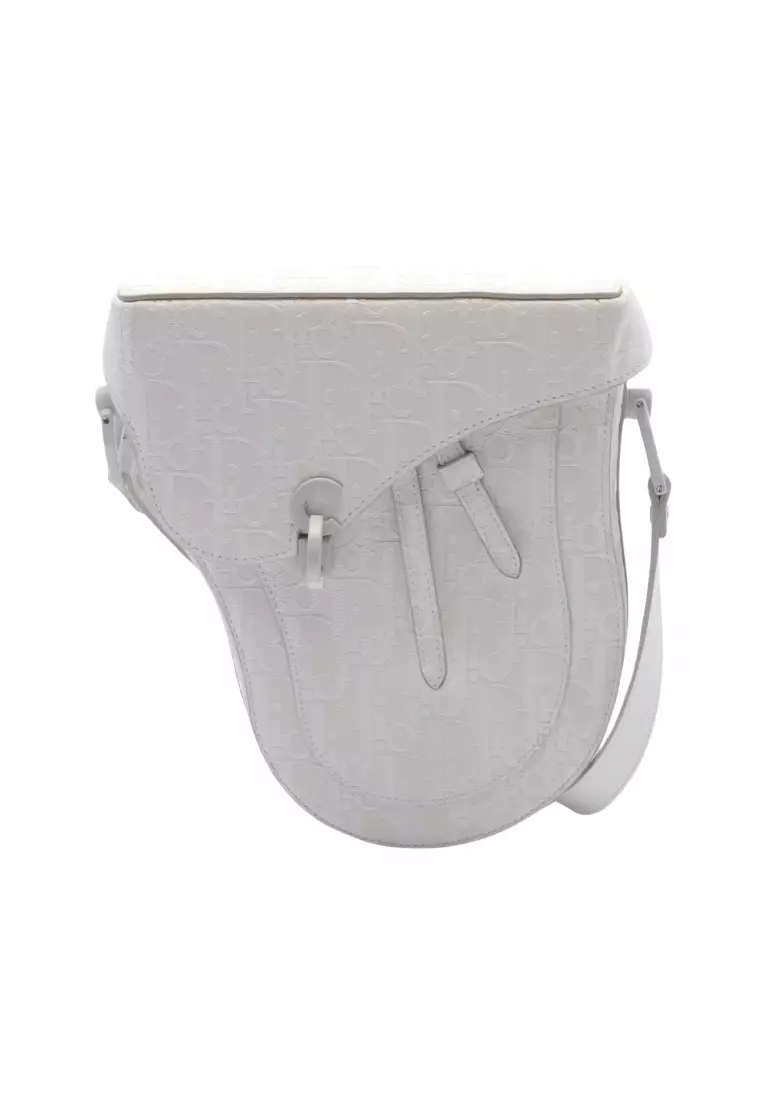 Dior shoulder outlet bag white