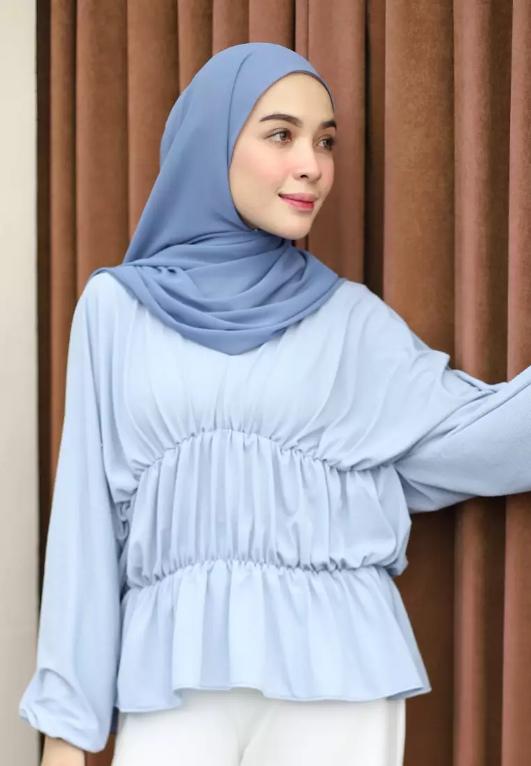 Kenura Blouse Baby Blue