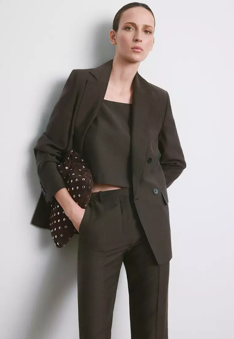 中腰設計嫘縈長褲