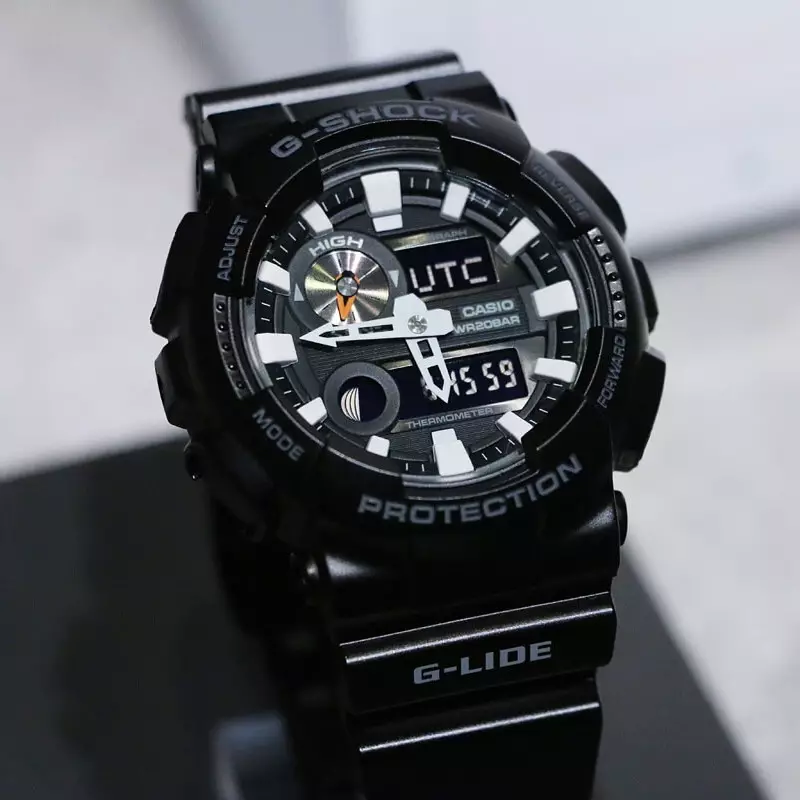 Casio G-Shock GAX-100B-1ADR Hitam Karet Hitam Cowok