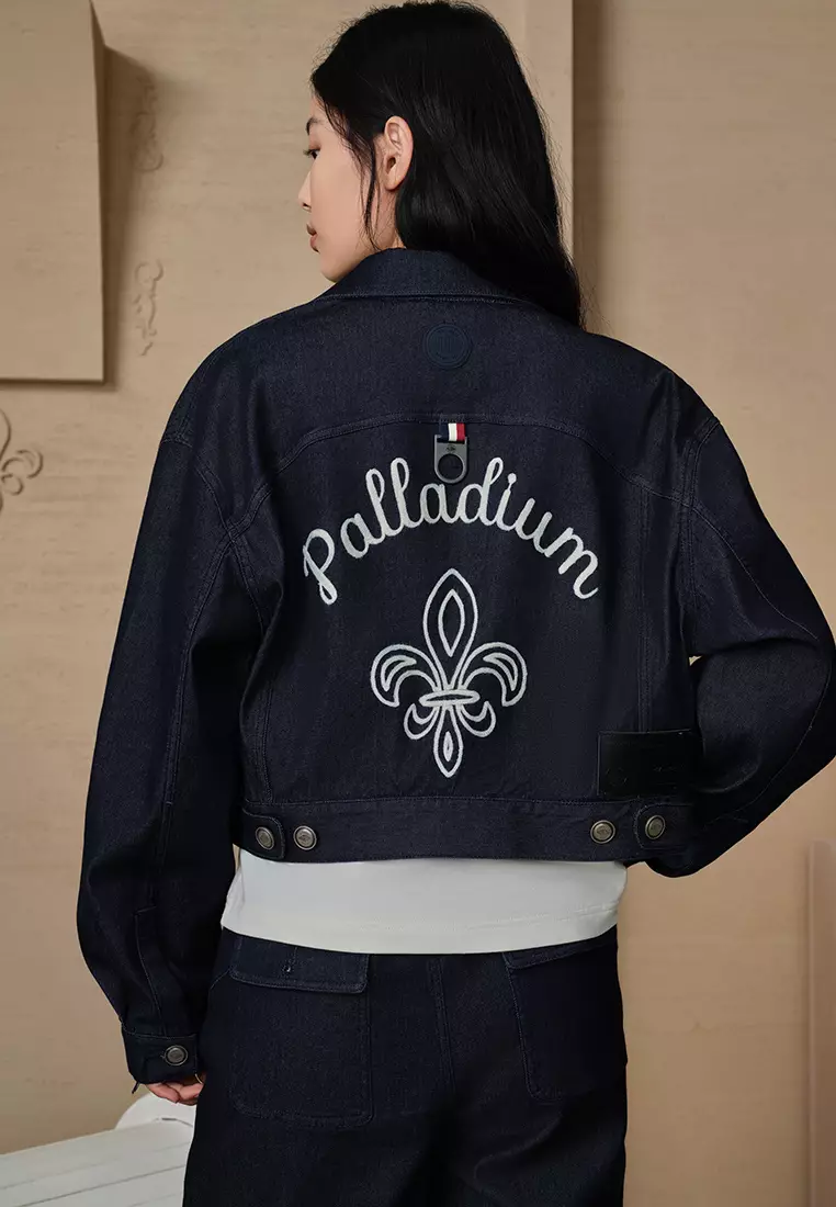 女裝 PALLADIUM LOGO 短版牛仔外套