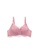 ZITIQUE pink Women's Japanese Style 3/4 Cup Lace-trimmed Lingerie Set (Bra and Underwear) - Pink 973CFUS7035175GS_2