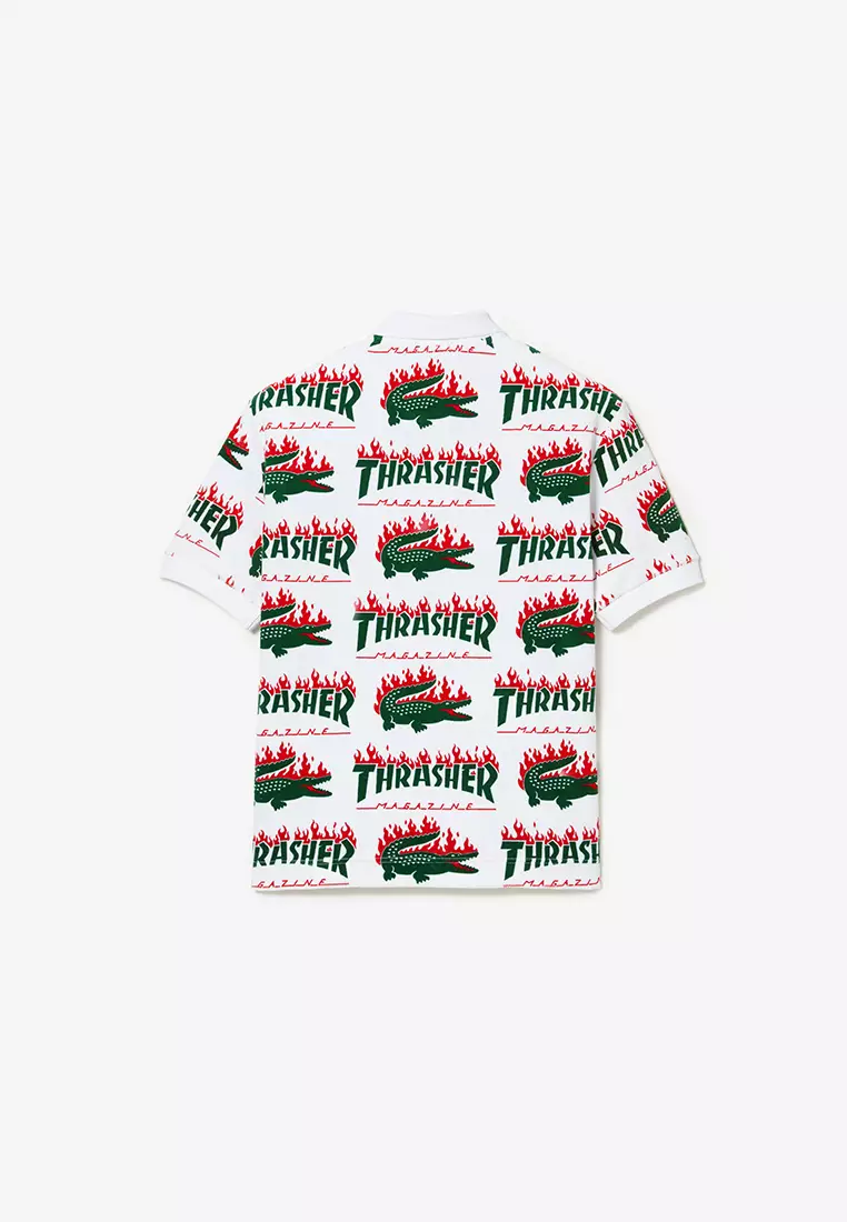 Unisex Lacoste x Thrasher Oversized Fit Terrycloth Polo