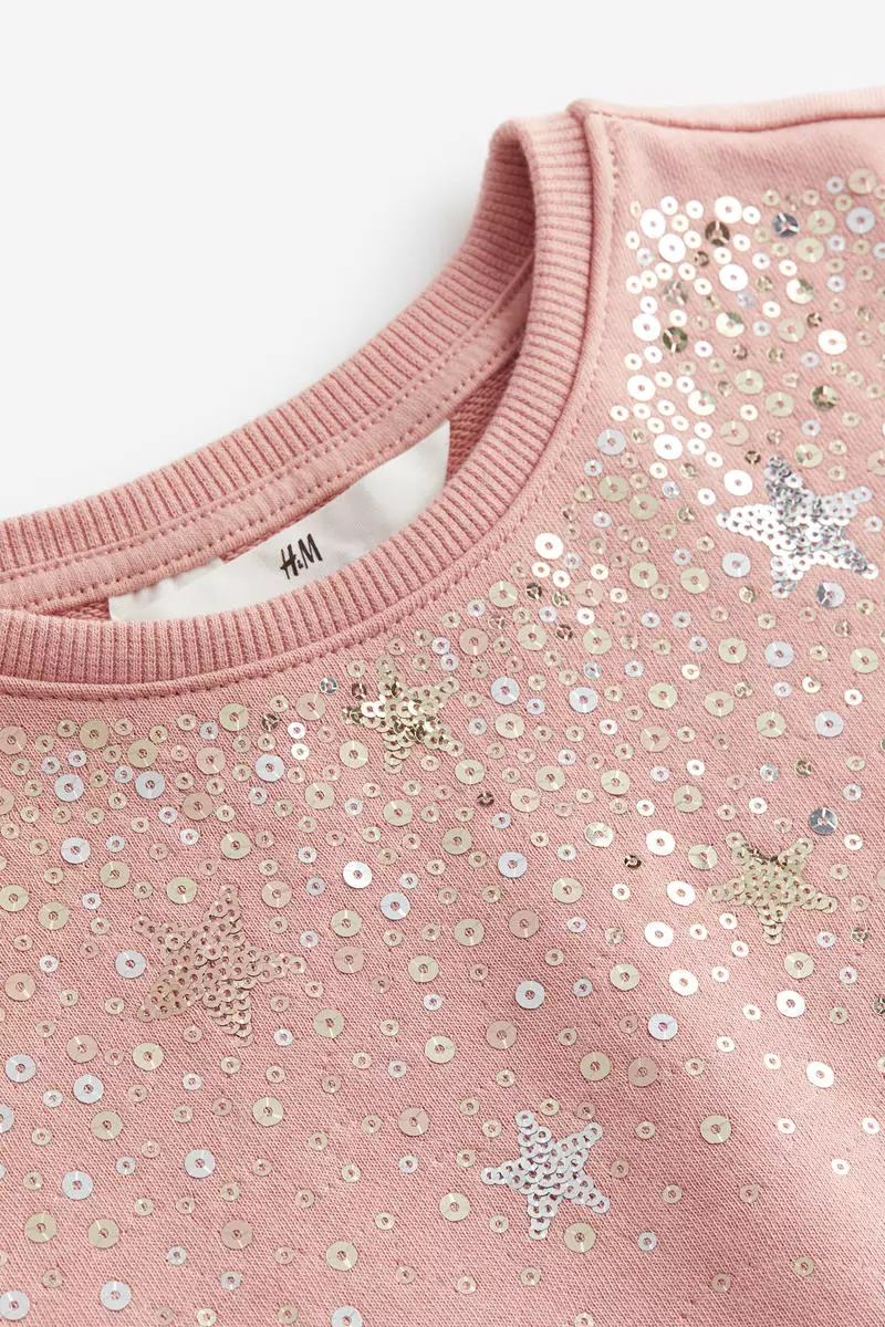 sequin top h&m