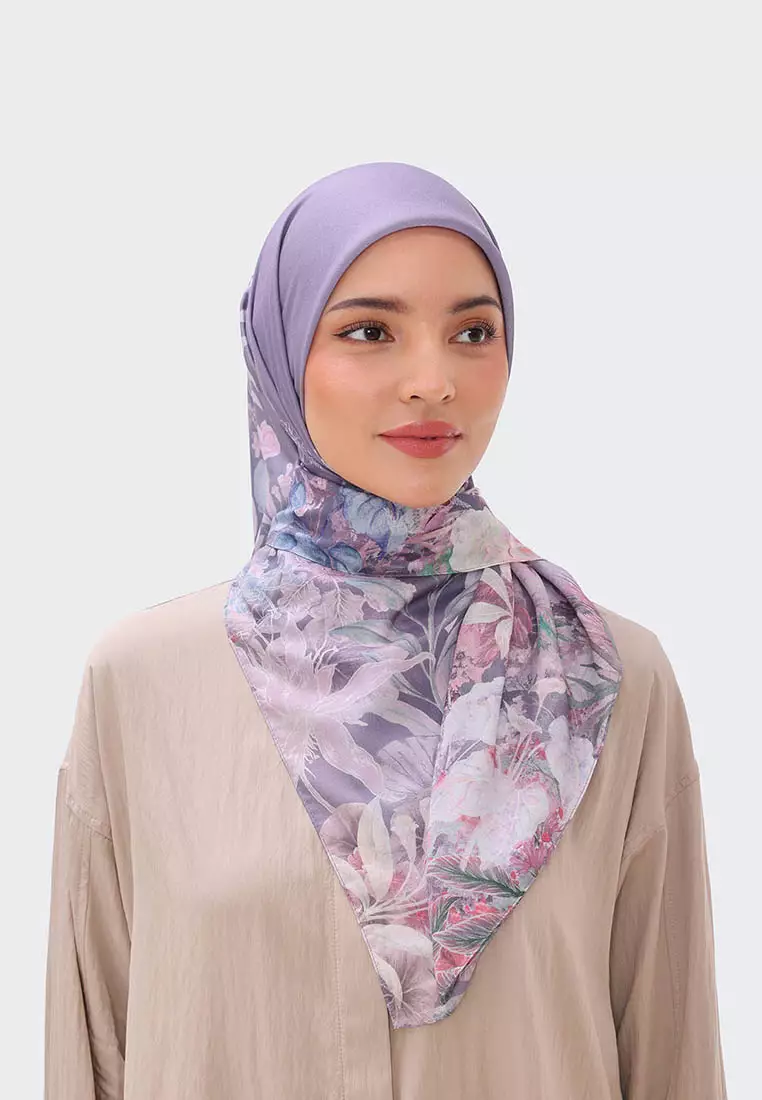 Ria Miranda Purple Haurisa Scarf