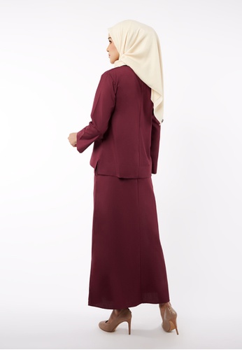 Buy EMILY Suit Maroon from Inhanna in Red only 220