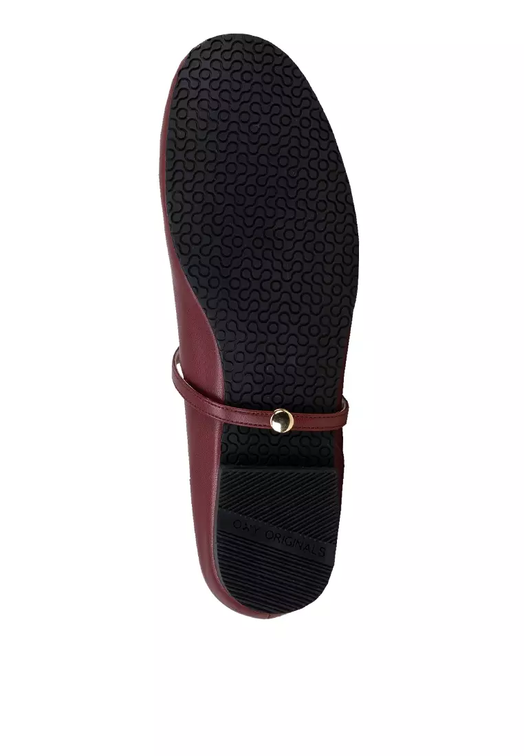 Women's Ballerina Flats Eos in Cherry