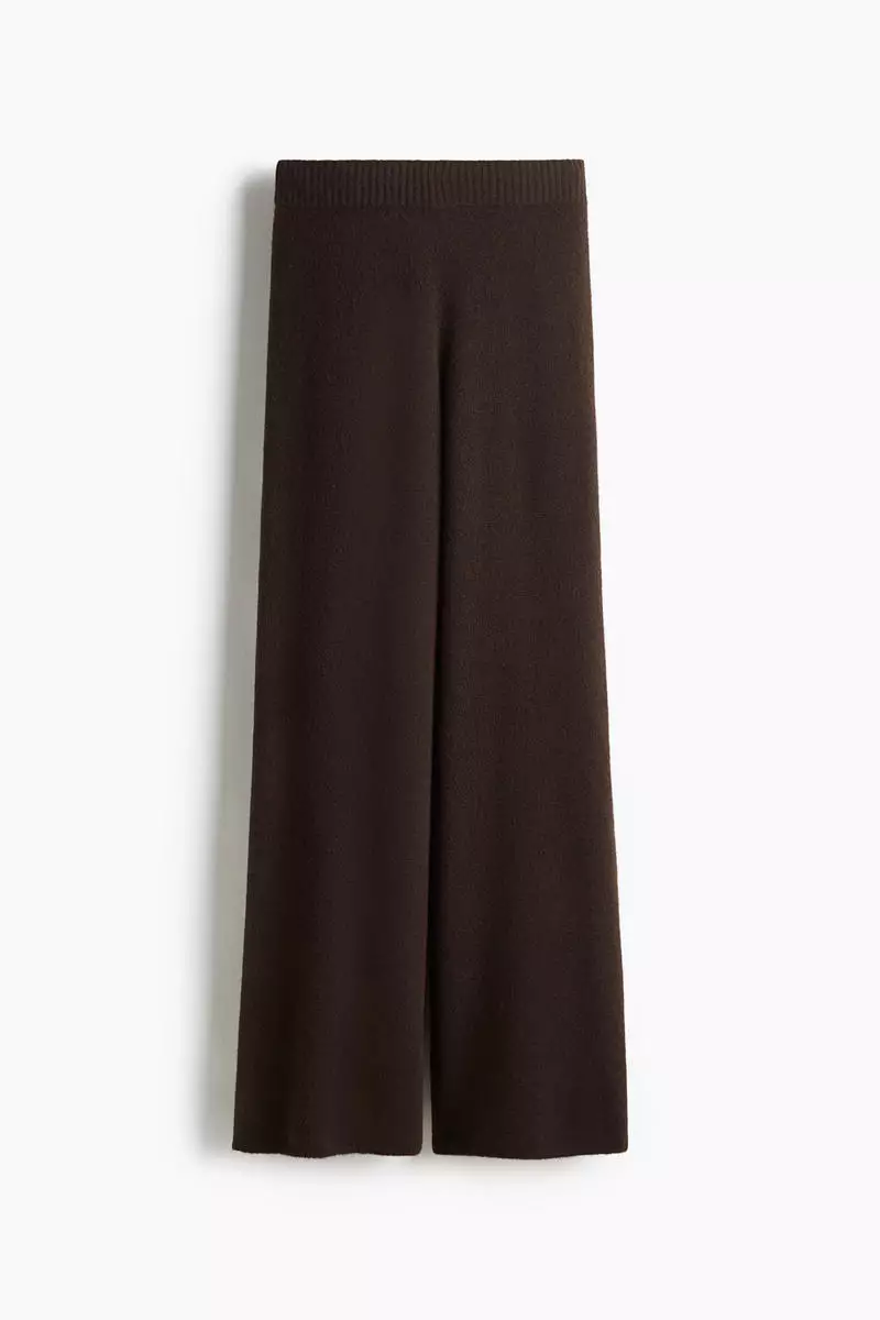 Fine-knit trousers