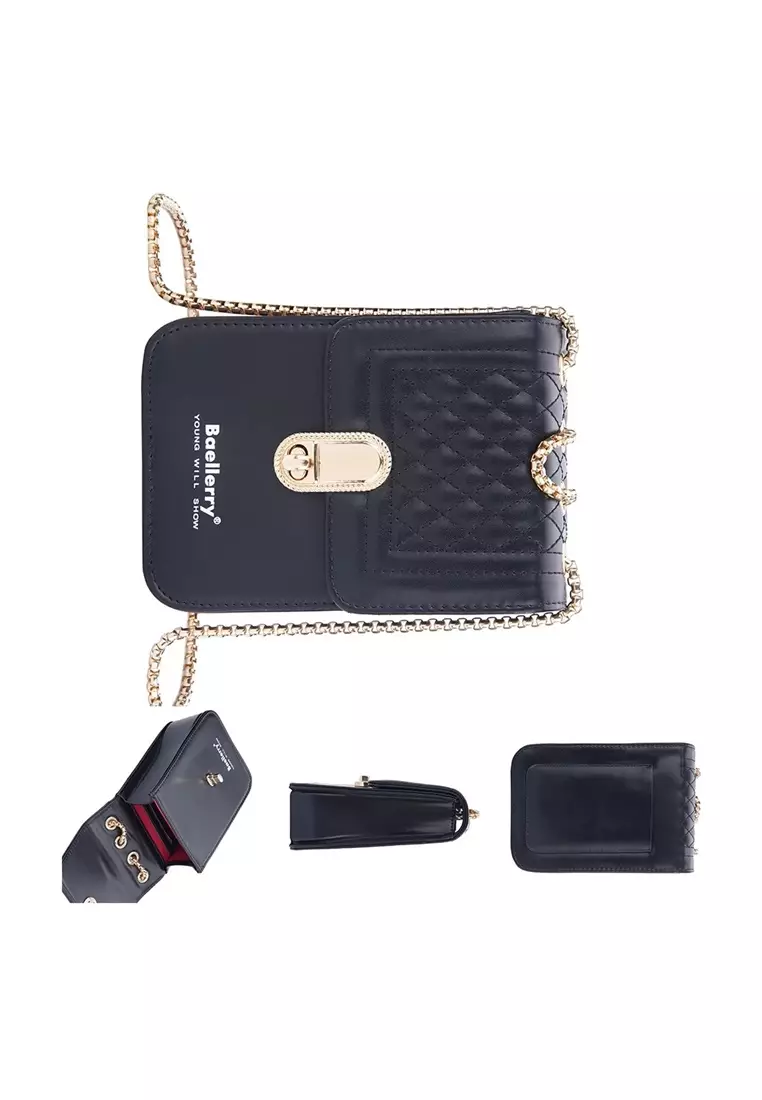 Tas Selempang Wanita Bahan Kulit PU Leather Premium BAEOS