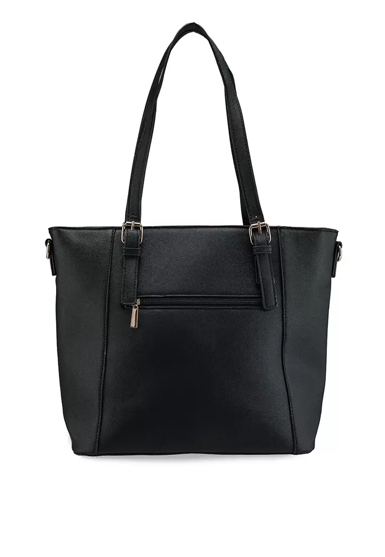 Saffiano Convertible Tote Bag