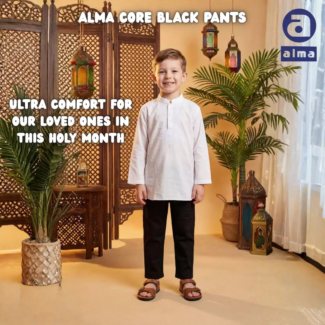 Jual Alma Alma Kids And Baby Alma Core Black Pants Original 2025