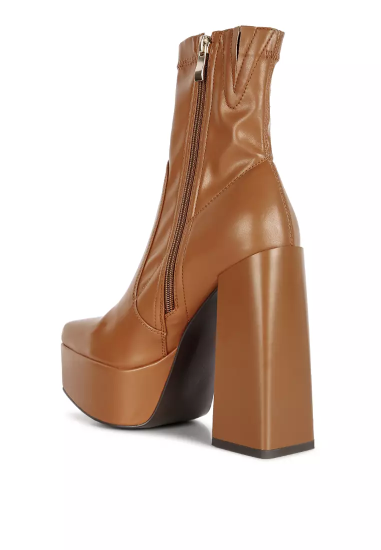 Billy kangaroo leather deals platform boot