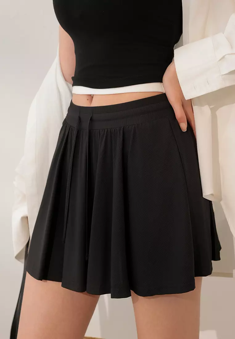 Ruffle Flowy Mini Skirt