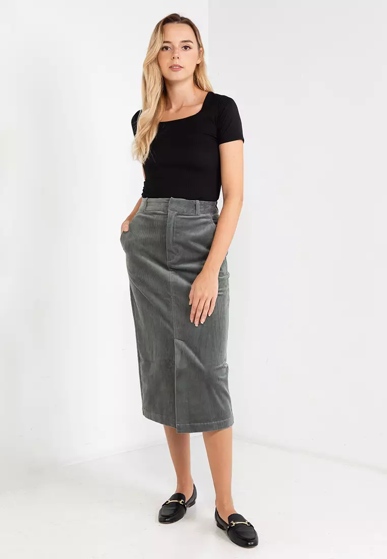 Corduroy Skirt