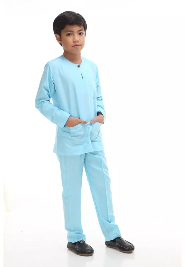 Baju Melayu Moden Teluk Belanga For Kids