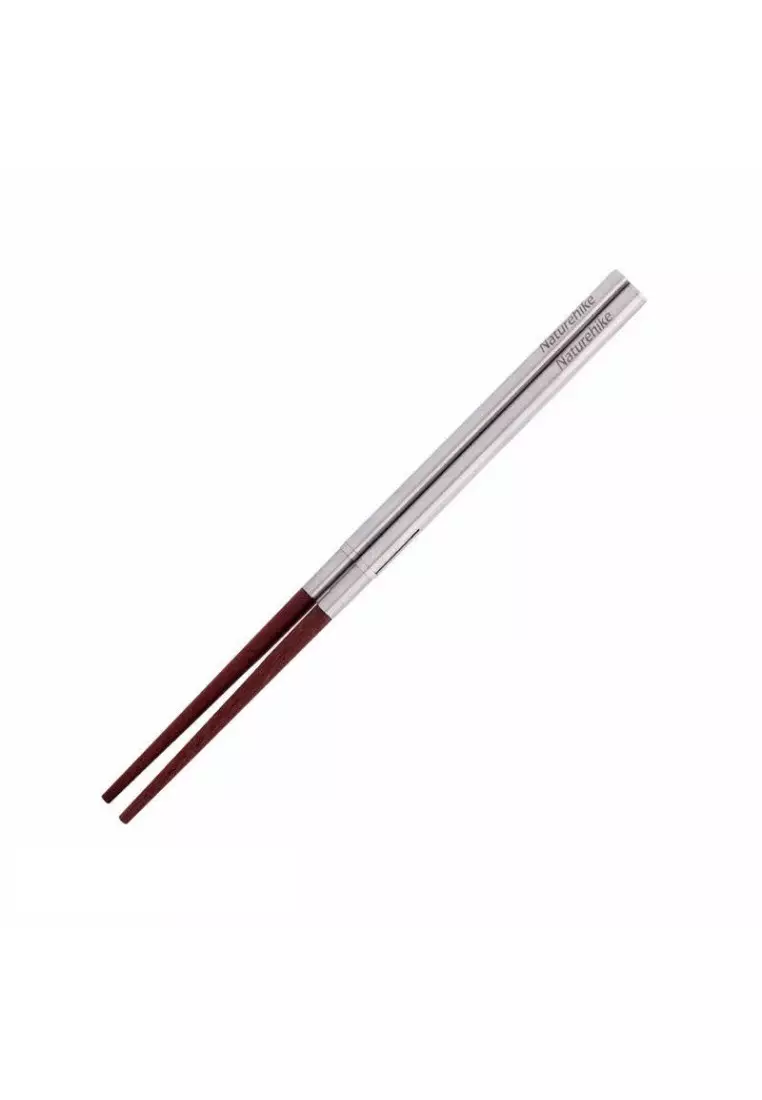 Naturehike Chopsticks (Foldable Wood Stainless Steel Tableware
