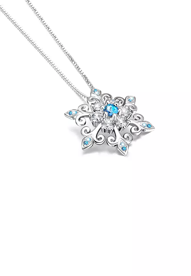 Buy Mooclife 925 Sterling Silver Fashion and Elegant Snowflake