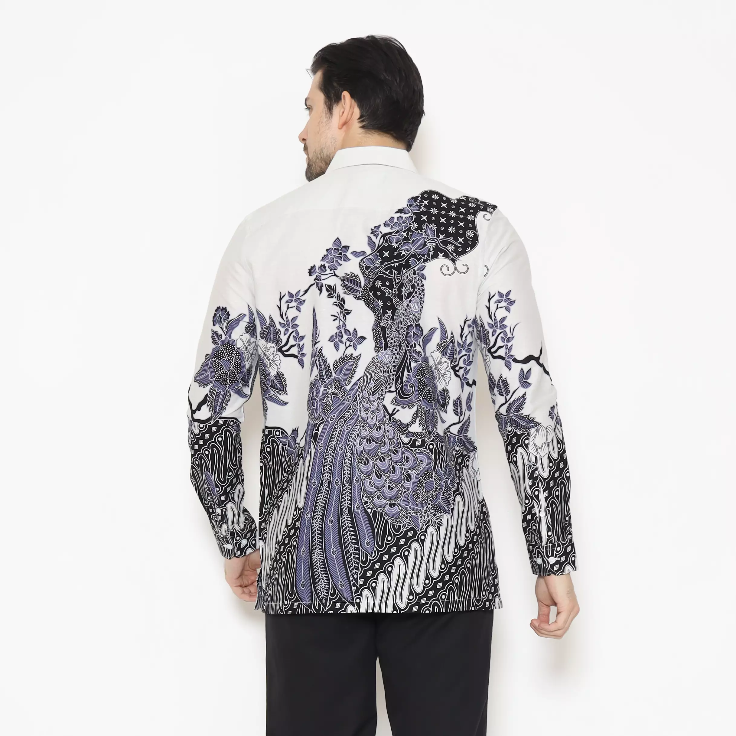 MAGINOT ATREYA Batik Pria Slim Fit Lengan Panjang