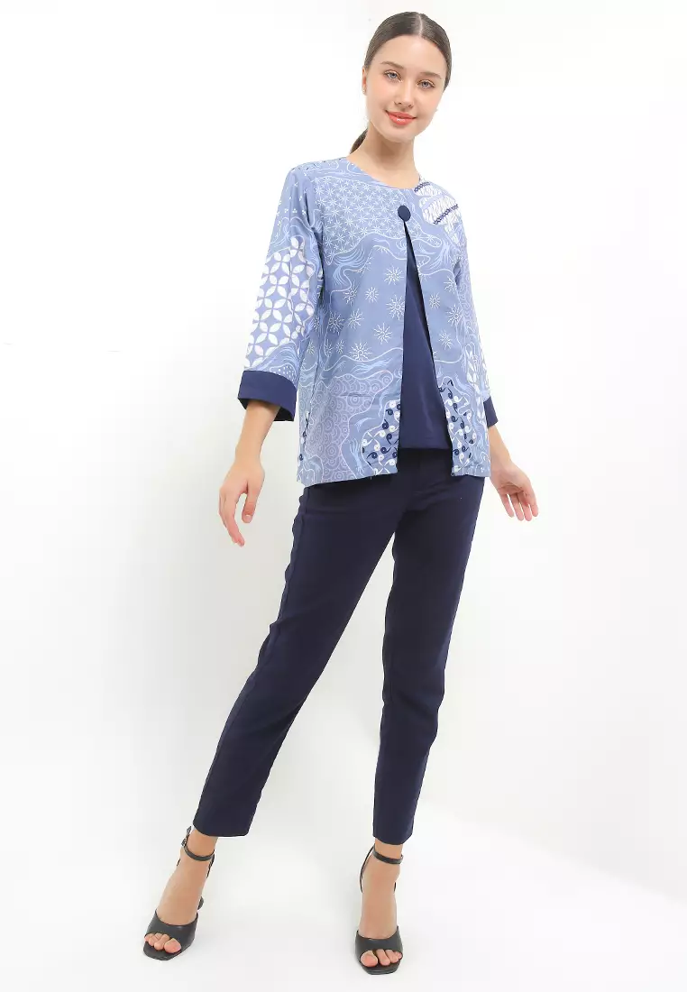 Adina Blouse Batik Katun Wanita