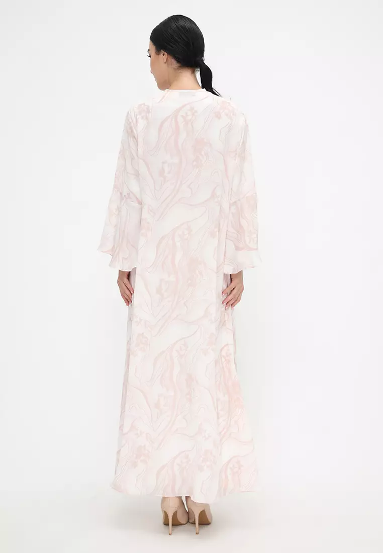 Abtrack Long Outer Soft Pink By Brilliant Girl Warna PINK