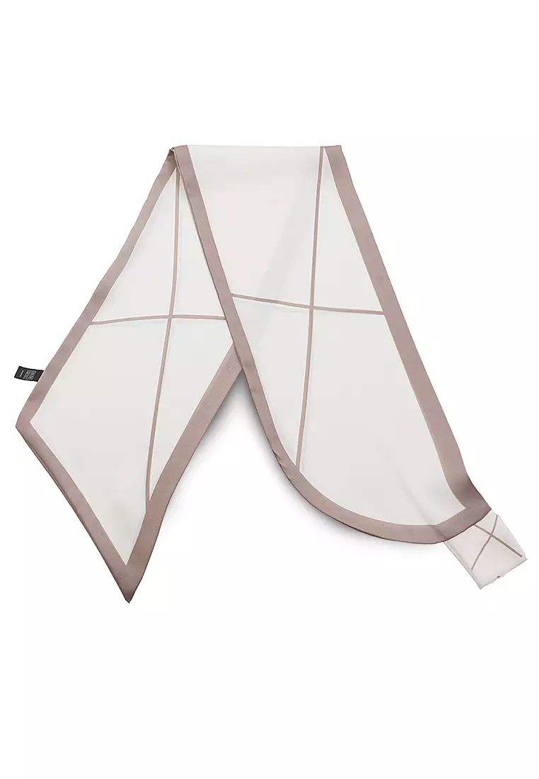 Scraf Tas Dual Tone Color Design Casual Aksesoris Bag Wanita Premium Quality - Khaki