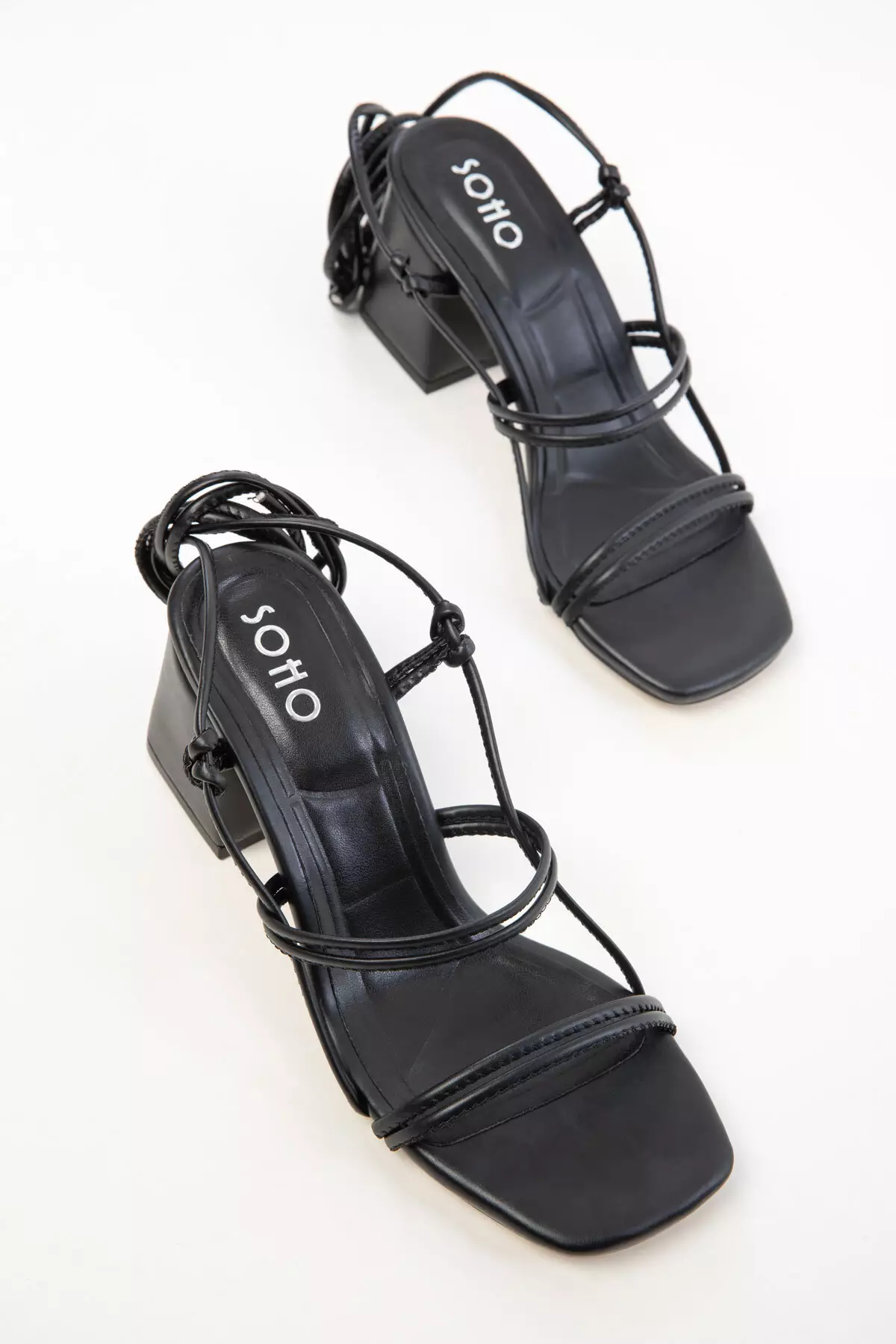 Black Women's Classic Heeled Shoes 20281