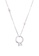 SHANTAL JEWELRY grey and white and silver Cubic Zirconia Silver Petite Diamond-Shaped Necklace SH814AC18JEJSG_1