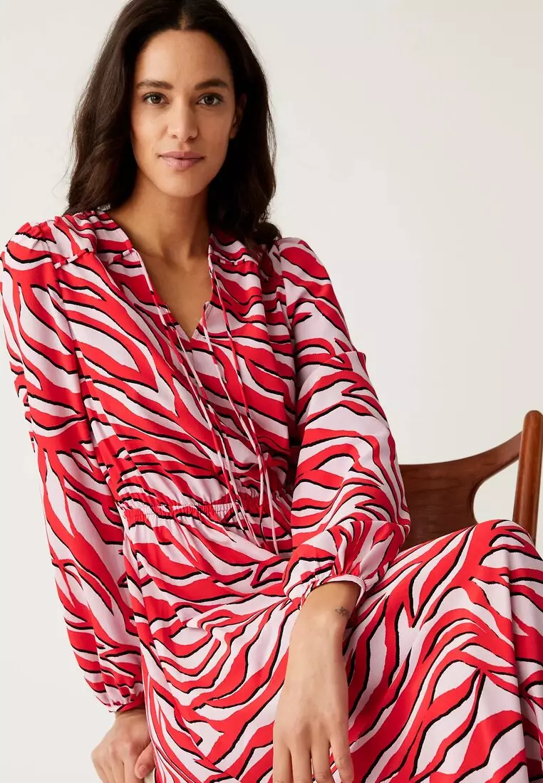 Marks and spencer zebra dress 2025