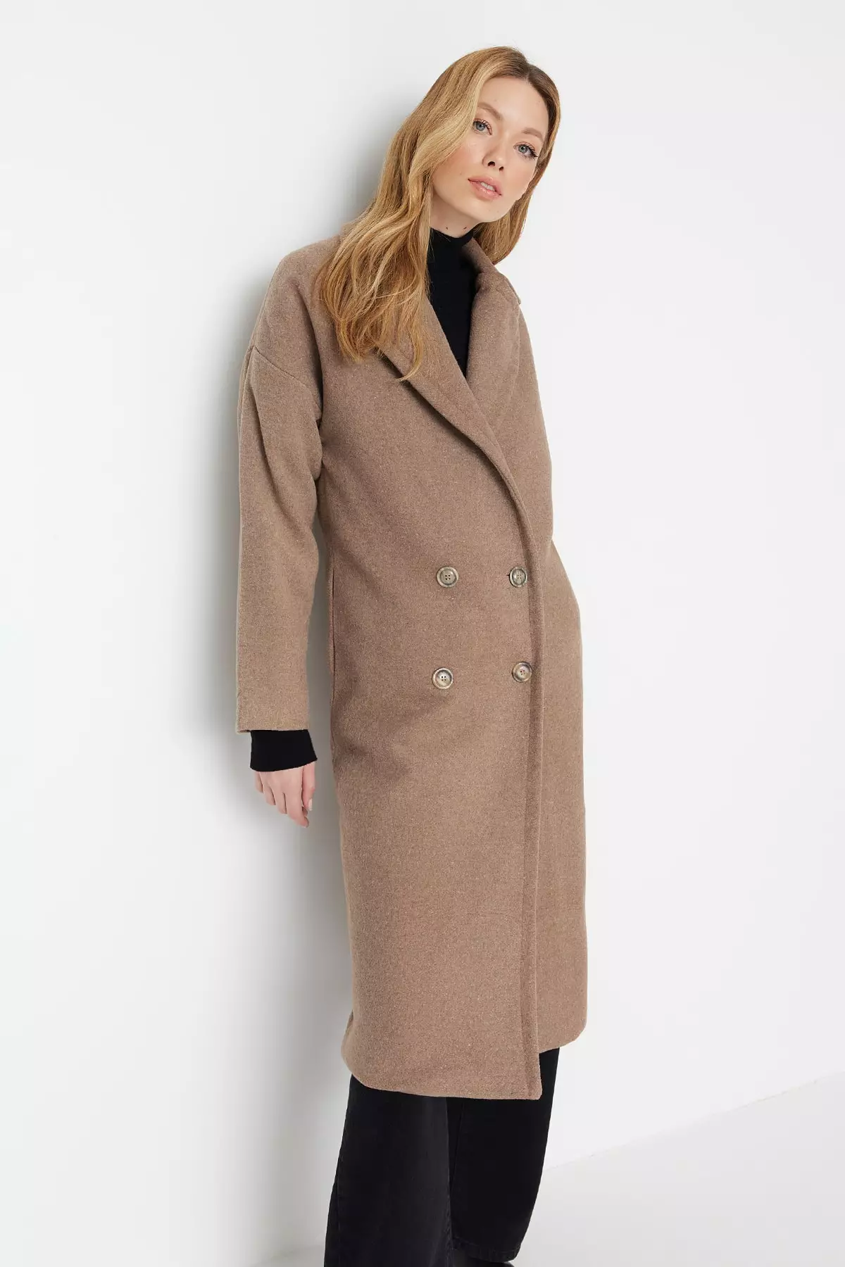 Button Closure Cachet Overcoat